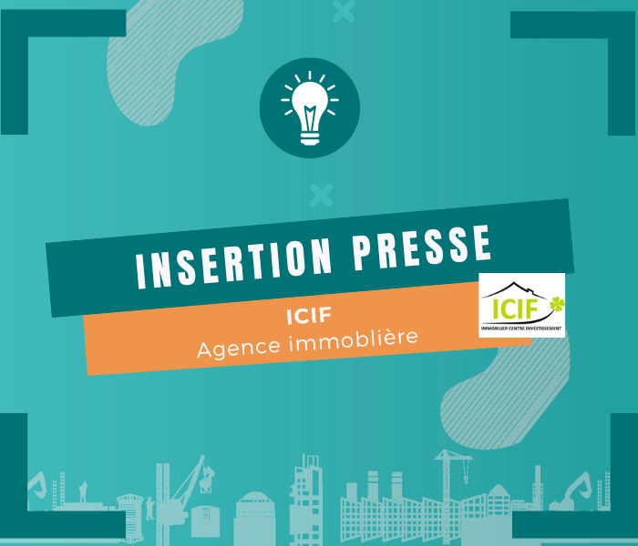Création insertion presse agence immobiliere