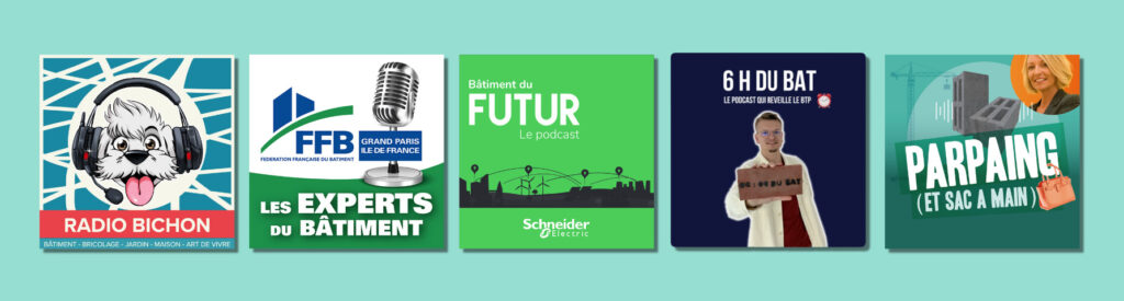 Les podcasts à suivre dans le secteur du BTP