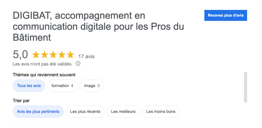Avis clients DIGIBAT