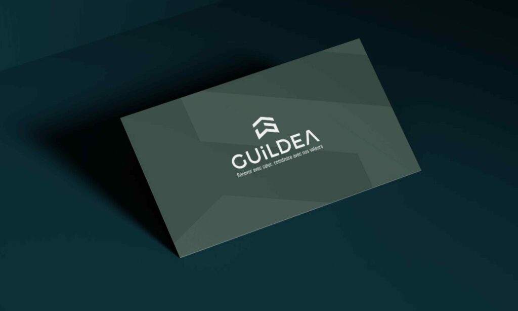 creation logo entreprise batiment guildea