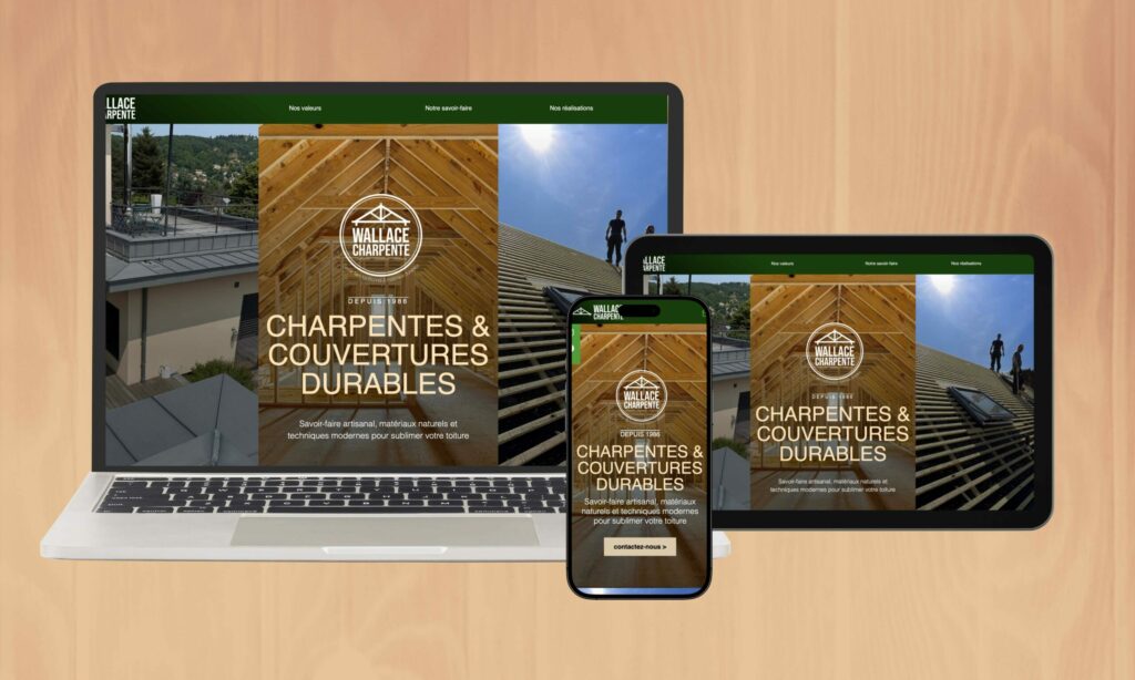 creation site internet charpentier