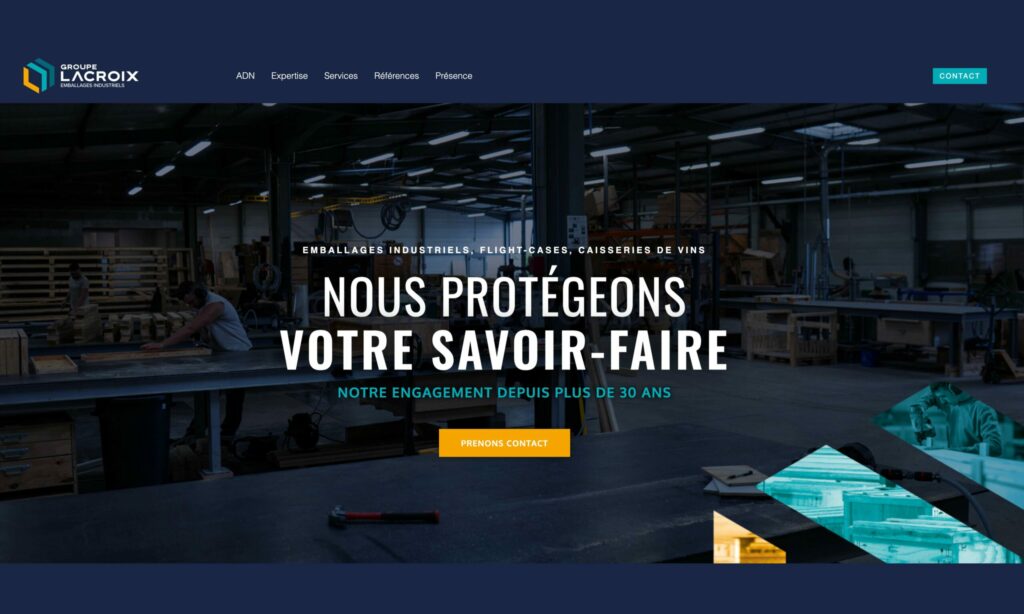 création site internet entreprise batiment bourgoin